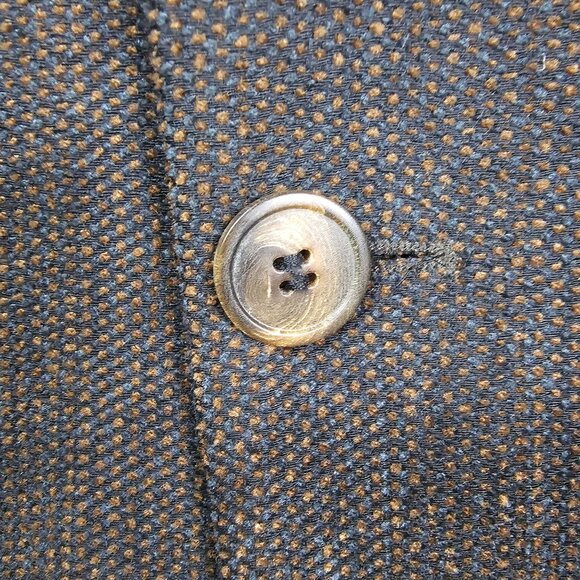 Hugo Boss Neiman Marcus Wool Blazer 46R Brown Ventless Office Quiet Luxury USA - Picture 3 of 15